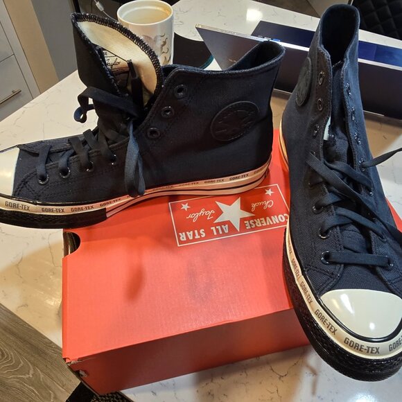 Converse Chuck 70 GTX Gore-Tex Men SHADOW BLACK SIZE 10 Casual Shoes A09483C - Picture 4 of 16